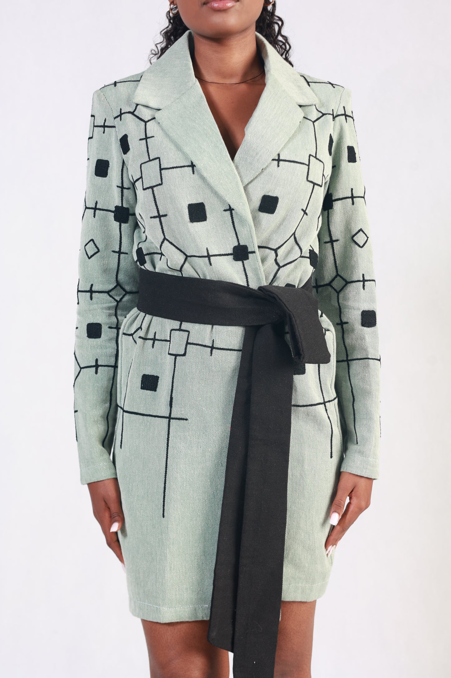 Blazer with Ethiopian Embroidery