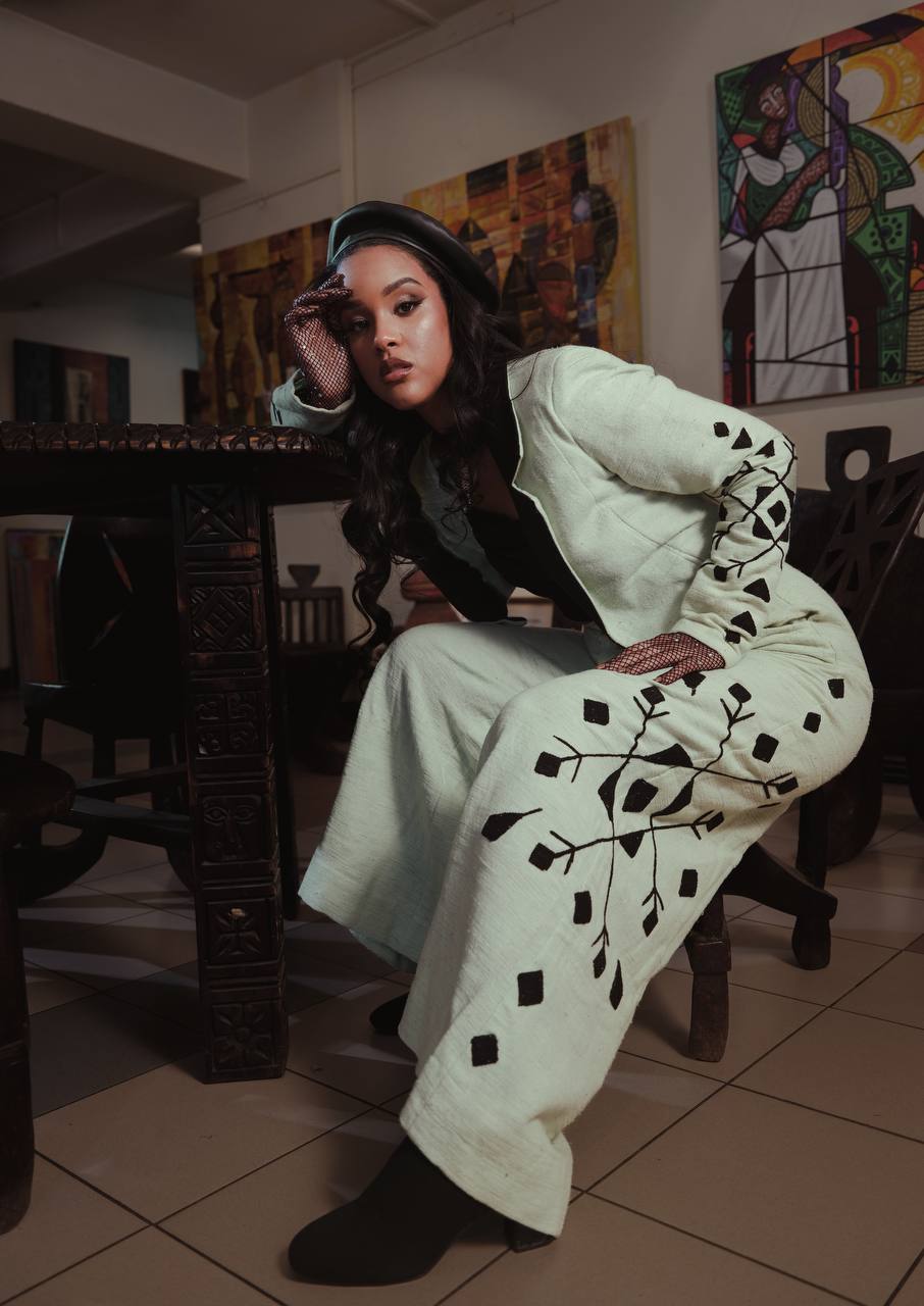 Women's Suit with Embroidery