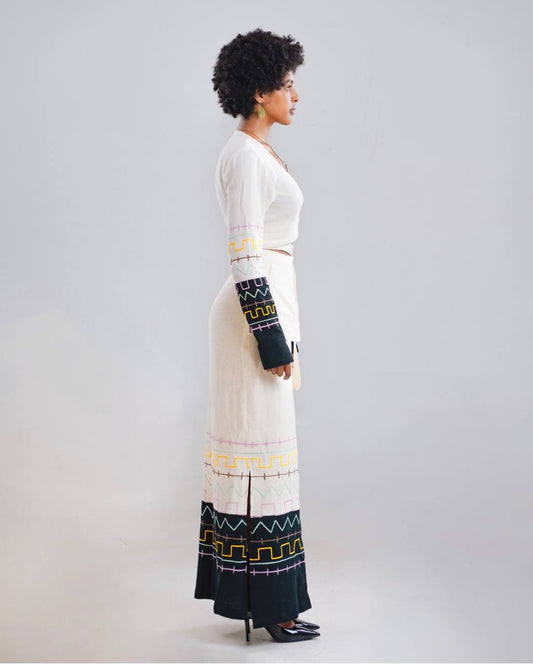 Maraki ማራኪ Two-Piece Dress