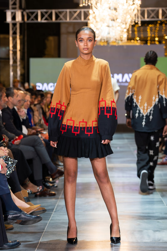 Saba Tunic Dress | Royal Ethiopian-Inspired Tunic by DAGMAWIT