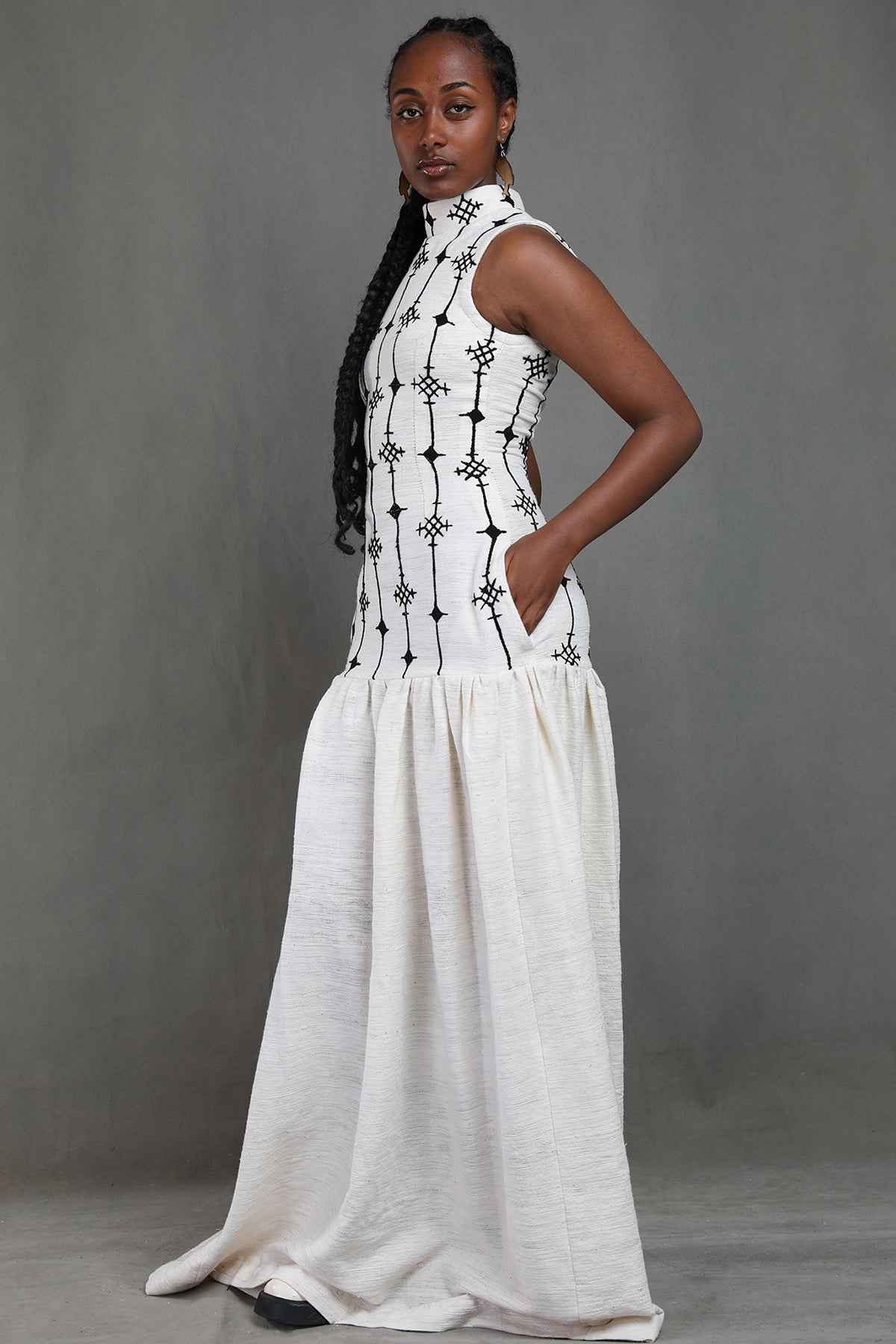 Ethiopian Black Cross Design Handmade Habesha Dress ,Modern Habesha Libs S Ethiopian Black Cross Design Handmade Habesha Dress ,Modern Habesha Libs S