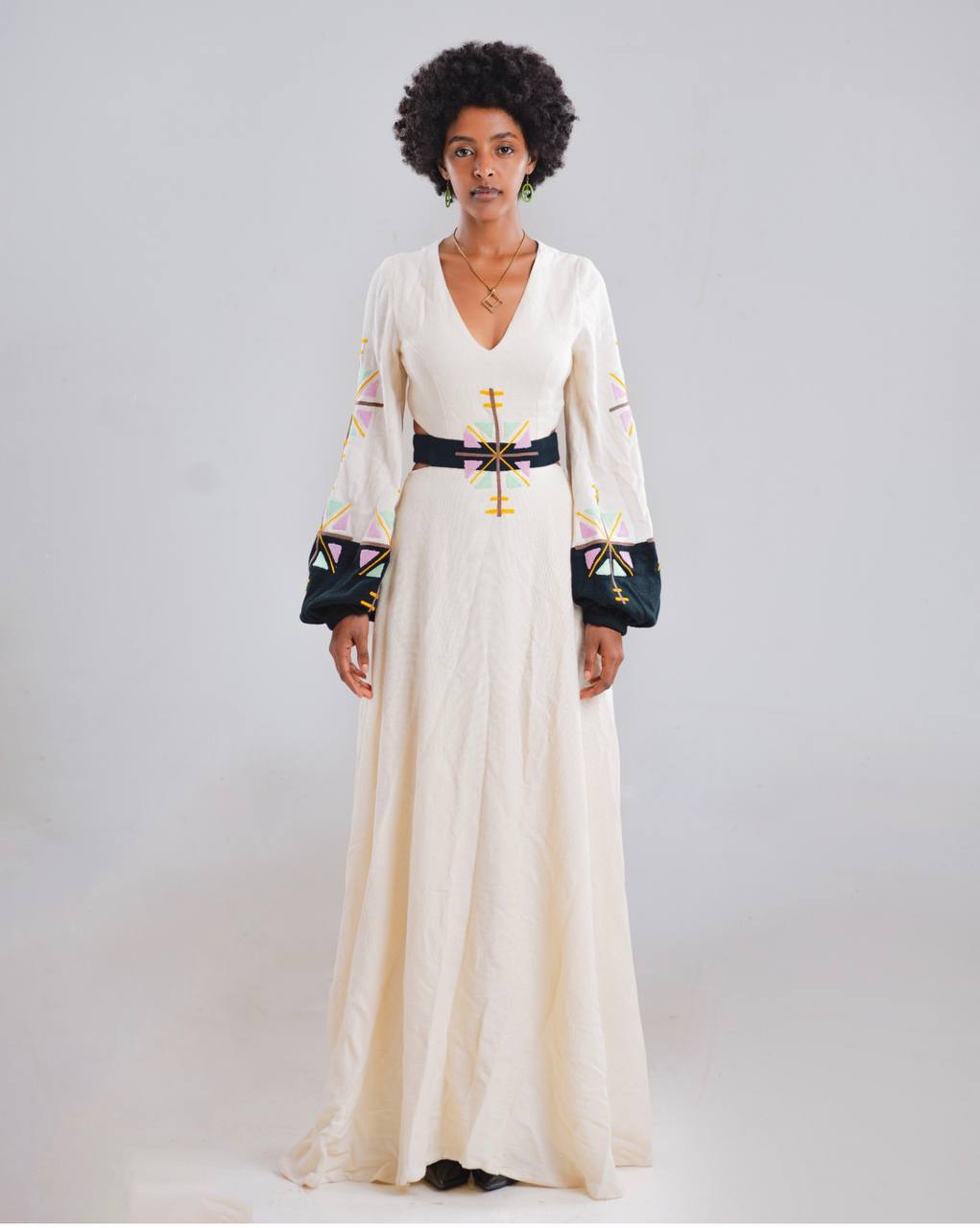 Gela ገላ Maxi Dress