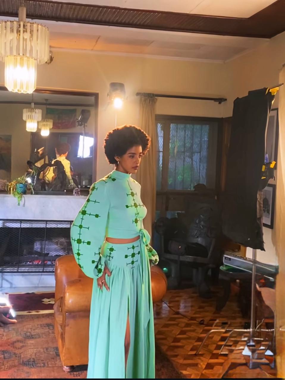 Ethiopia ኢትዮጵያ Two-Piece Maxi Dress