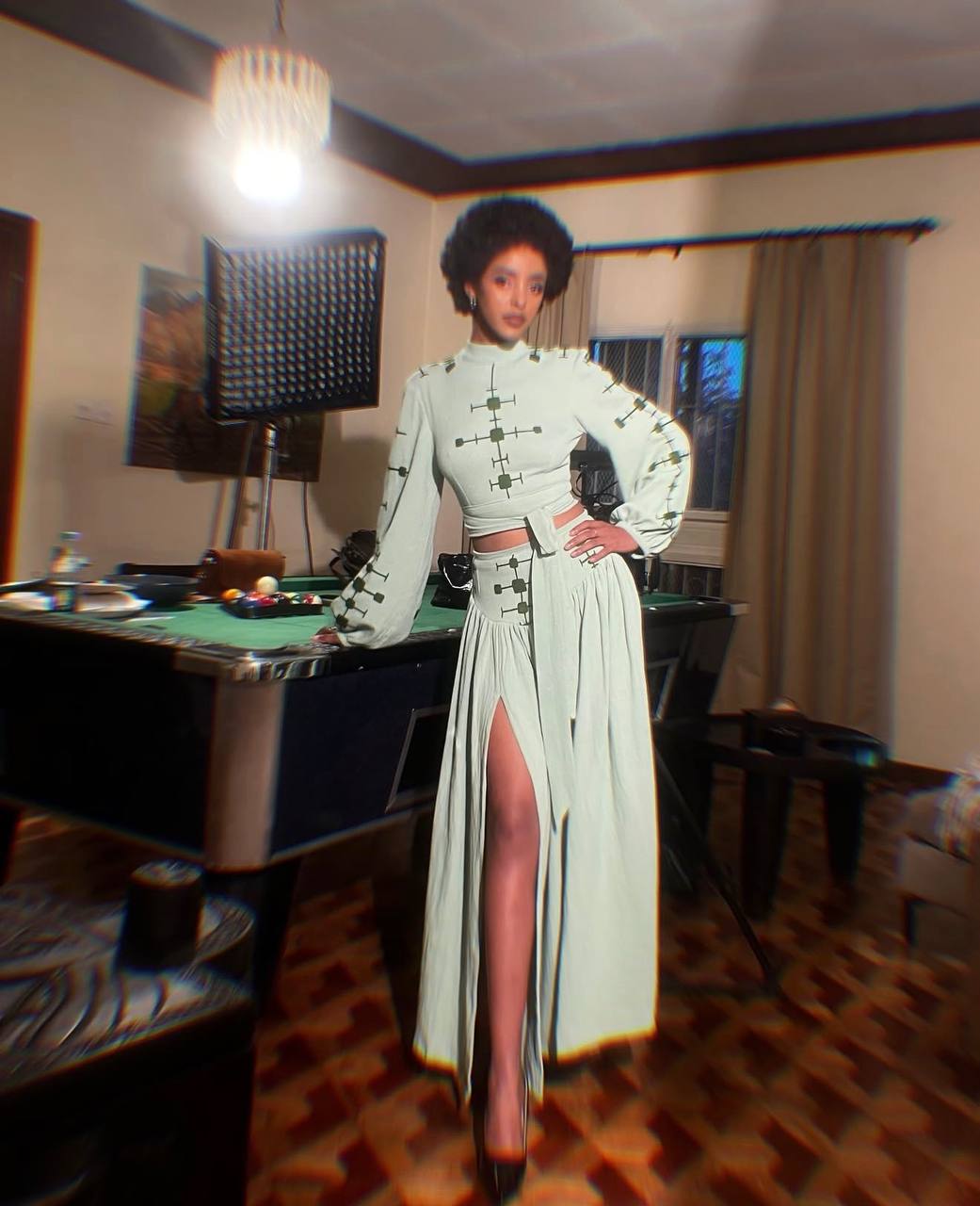 Ethiopia ኢትዮጵያ Two-Piece Maxi Dress