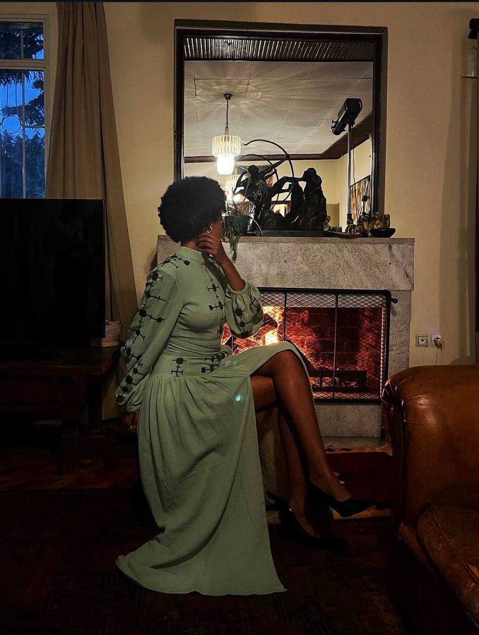 Ethiopia ኢትዮጵያ Two-Piece Maxi Dress