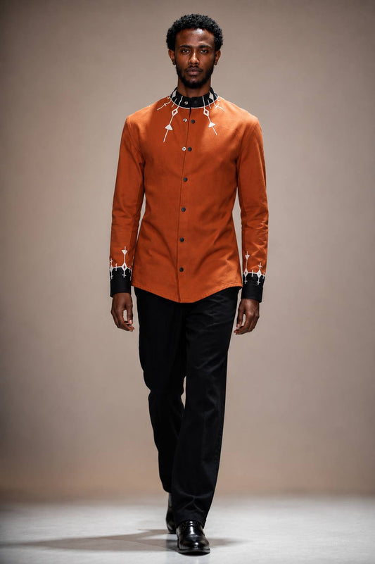 Kidan – Ethiopian Heritage Men's Two-Piece Ensemble
