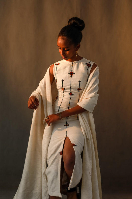 new habesha dress design Black Embroidery Elegant Modern Habesha Dress Ethiopian Libs